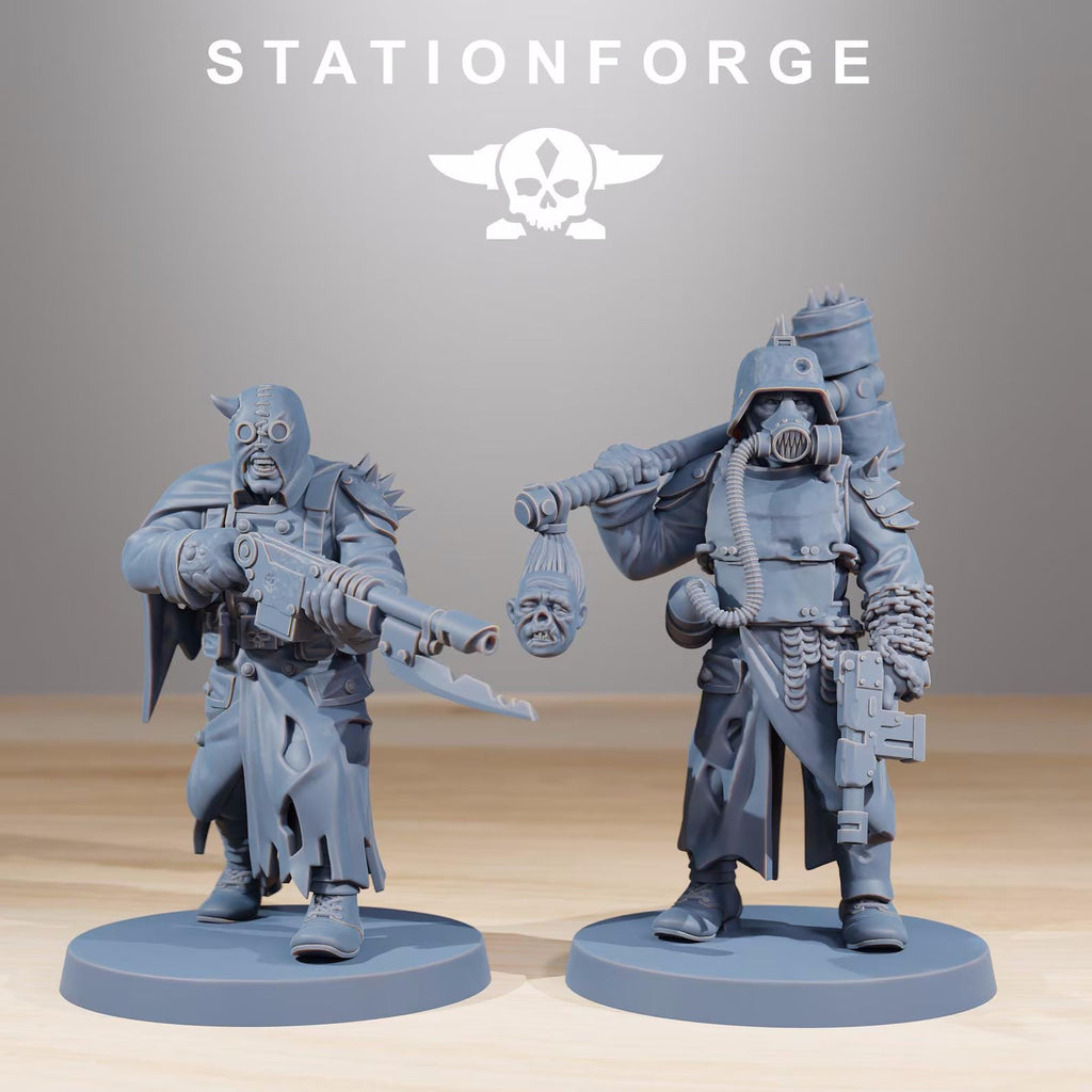 Corrupted Guard Infantry Squad | 14K Resin | 13x Figures | Grimdark Miniatures Proxy