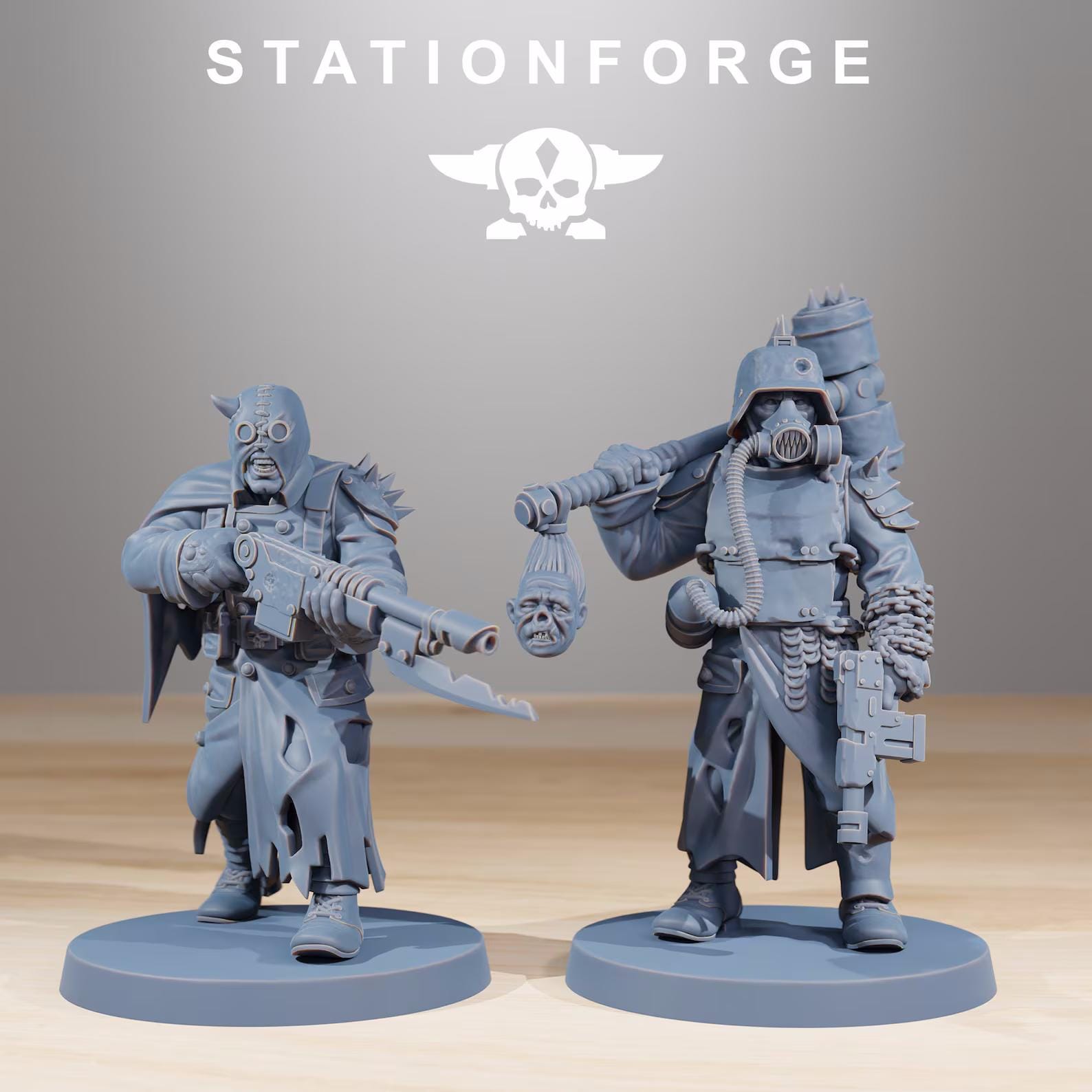 Corrupted Guard Infantry Squad | 14K Resin | 13x Figures | Grimdark Miniatures Proxy