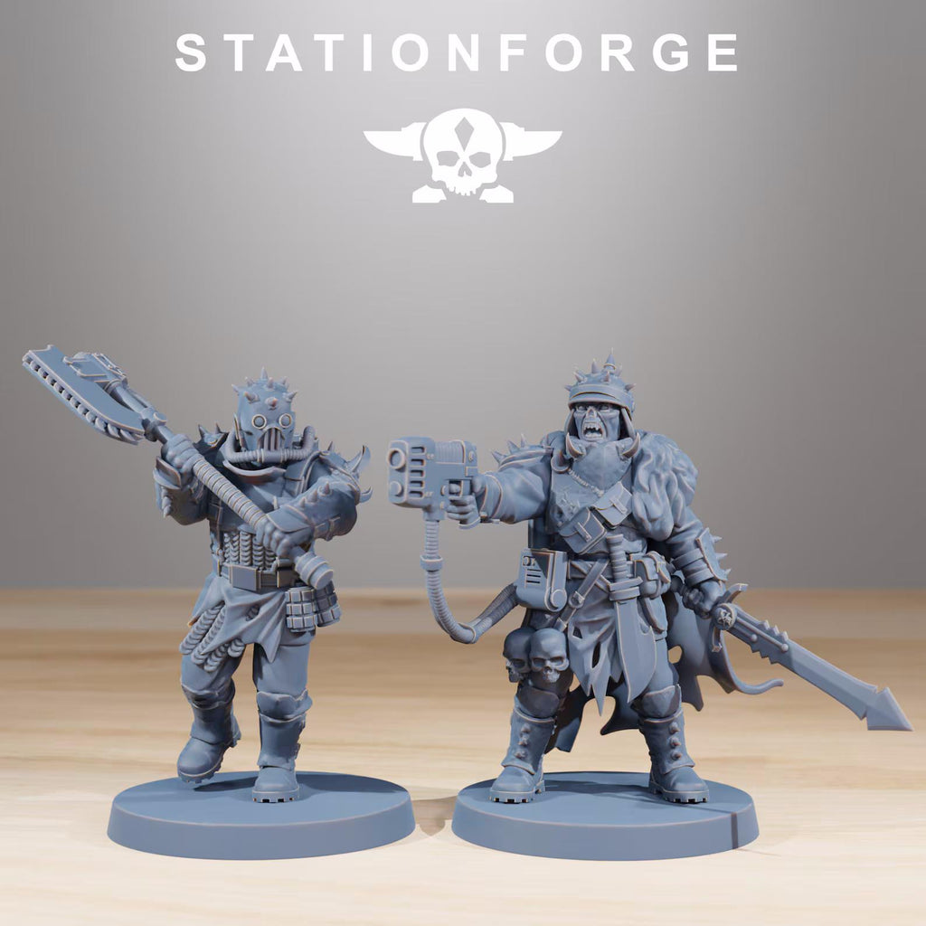 Corrupted Guard Forsaken Squad | 14K Resin | Chaos Mutant Miniatures | 13x