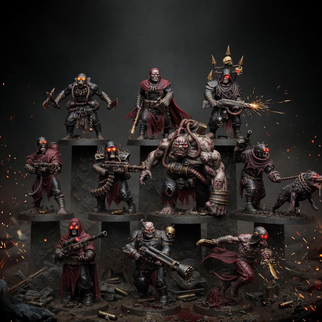 Corrupted Guard Nomads | 14K Resin | Mutant Kill Squad 28/32mm | Traitor Navy Proxy | StationForge