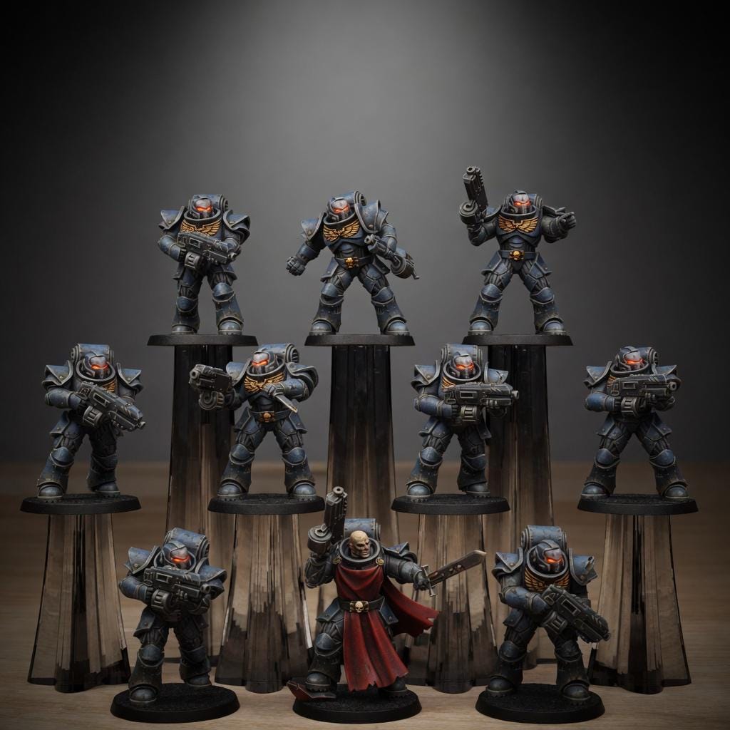 Socratis Legion Infantry 14K Resin | Sci-Fi Monks | 10x 28-32mm Scale