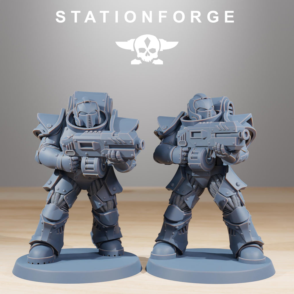 Socratis Legion Infantry 14K Resin | Sci-Fi Monks | 10x 28-32mm Scale