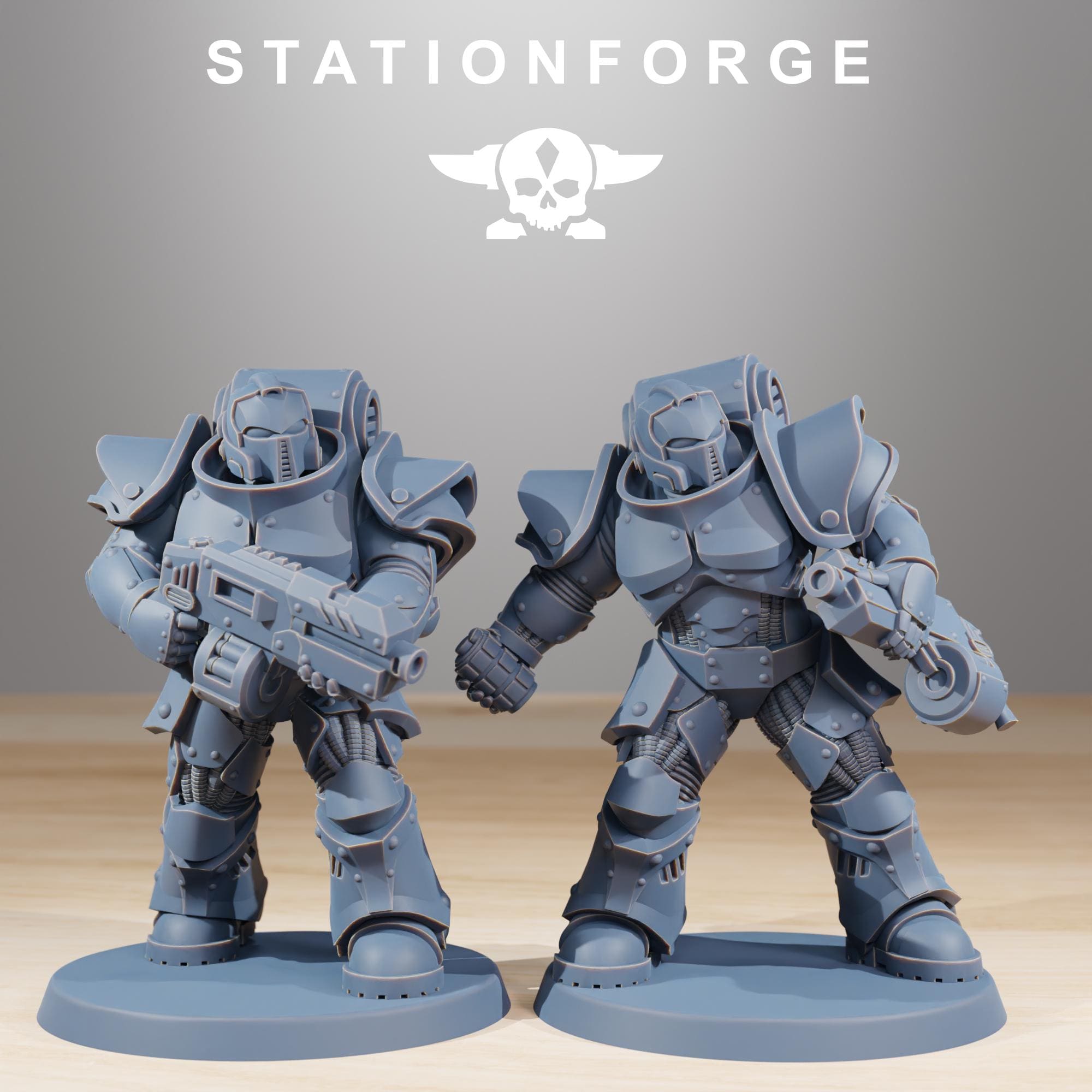 Socratis Legion Infantry 14K Resin | Sci-Fi Monks | 10x 28-32mm Scale
