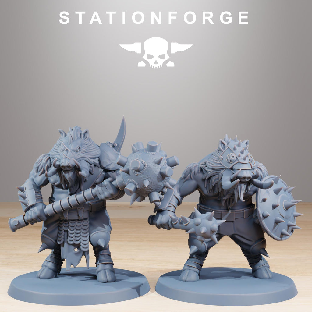 Corrupted Beasts |14K Resin Figures  Chaos Hounds Proxy | Mutant Dogs | | StationForge Chaos Army