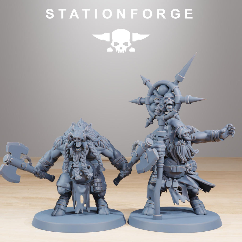 Corrupted Beasts |14K Resin Figures  Chaos Hounds Proxy | Mutant Dogs | | StationForge Chaos Army