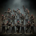 GrimGuard Jungle Fighters 2 | 14K Resin Miniatures | 32mm Scale | Catachan Proxy | StationForge | Grimdark Future