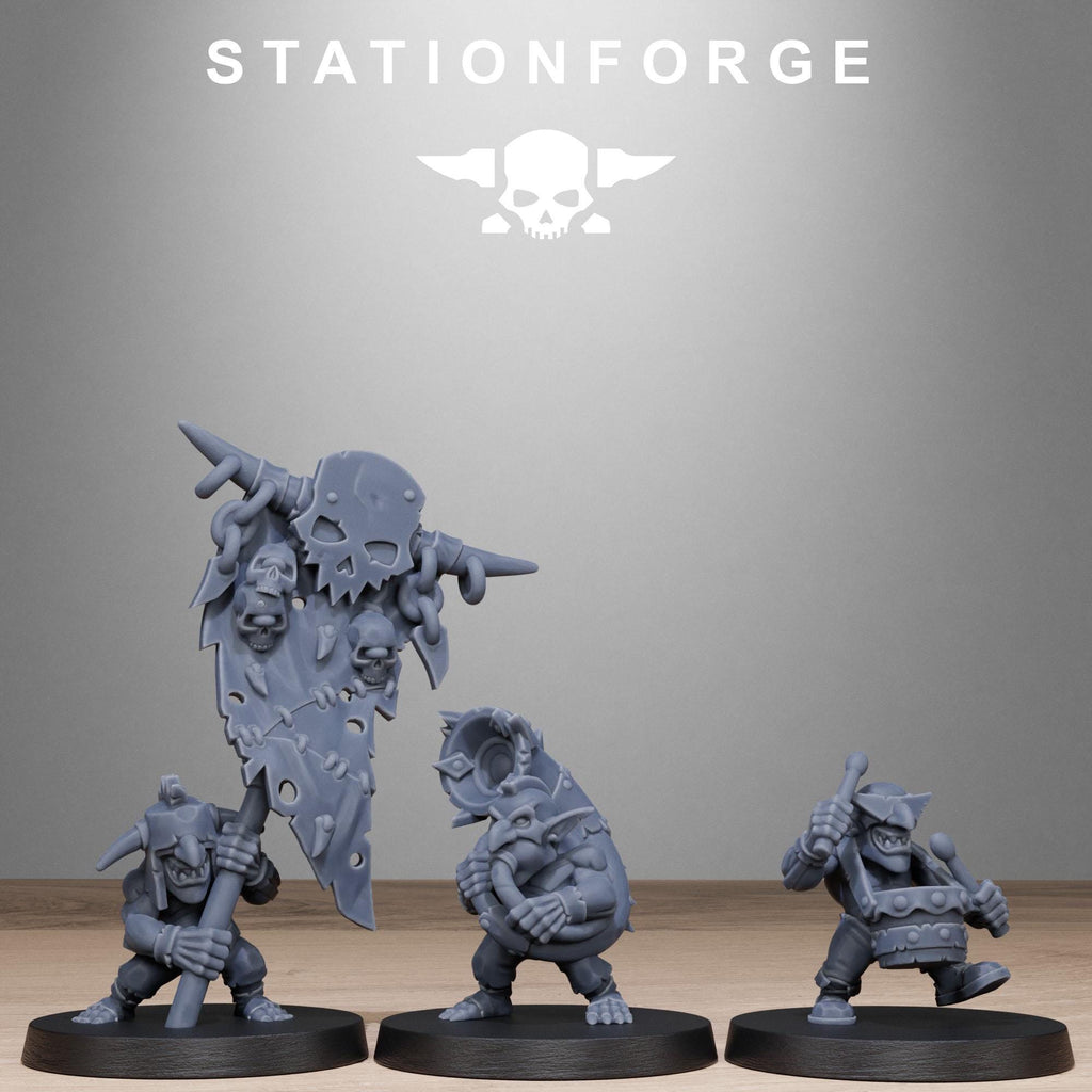 Orkaz Grand Nutta 3.0 Miniature | 14K Resin Ork Warboss Proxy (28mm/32mm Scale)