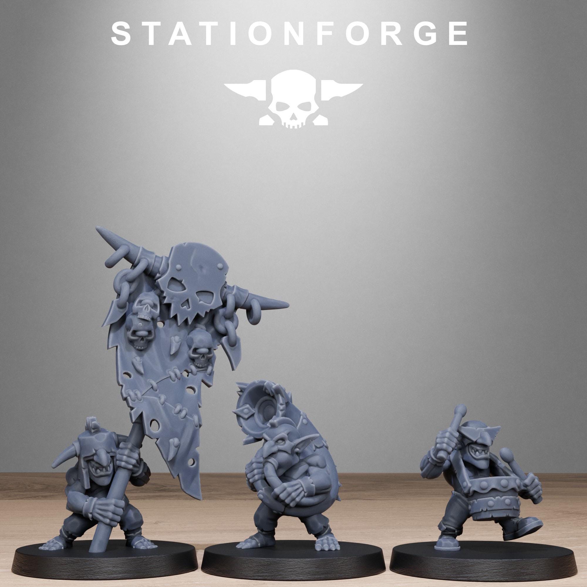Orkaz Grand Nutta 3.0 Miniature | 14K Resin Ork Warboss Proxy (28mm/32mm Scale)