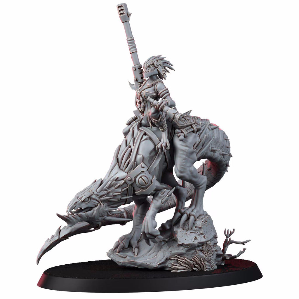 Greater Good Krooll Wild Rider - 14K Resin Miniature - Alien Auxiliary Proxy - Sci-Fi Tabletop Wargame