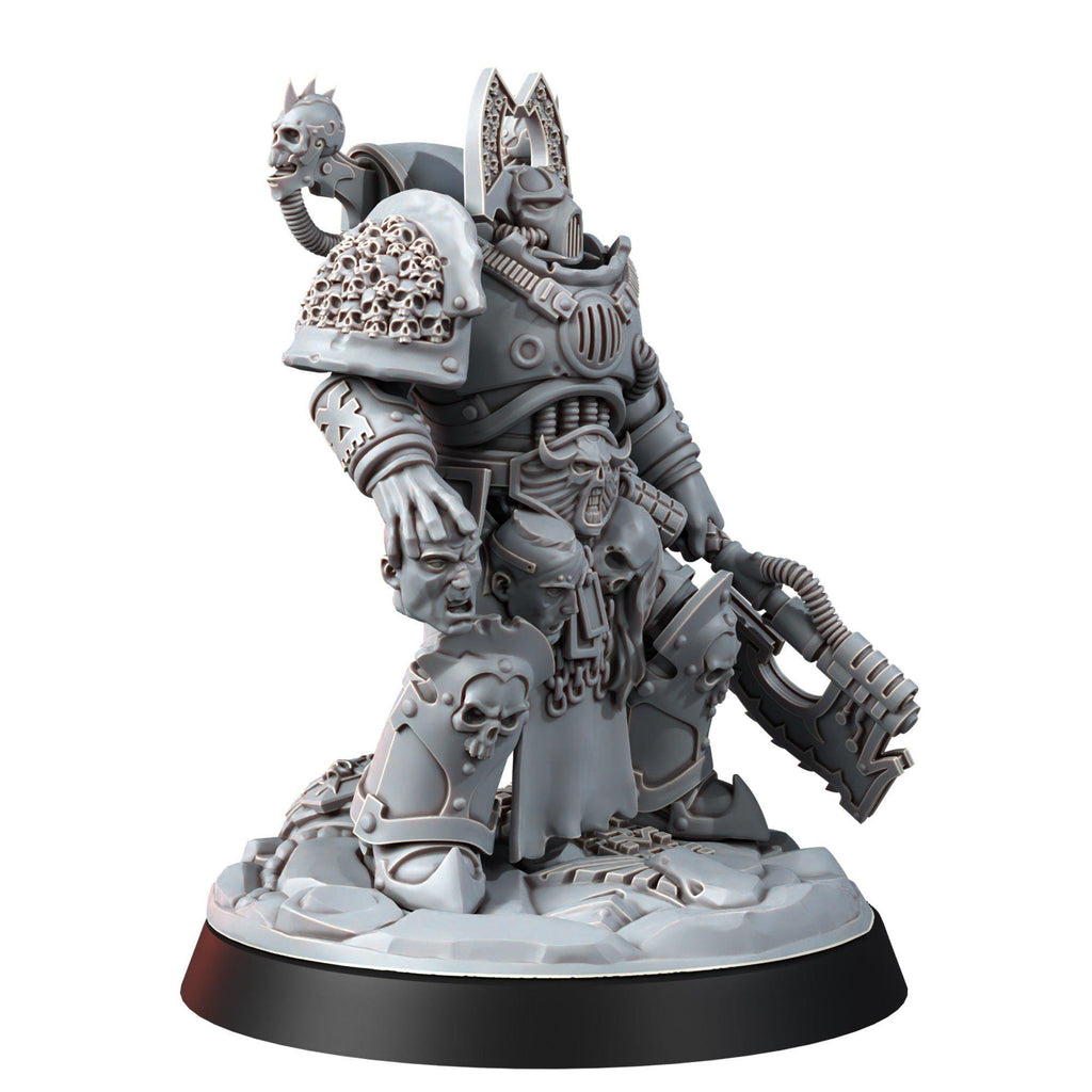 Red Butcher  Proxy | 14k Resin Miniature | Chaos Heavy Armor Berserker | Sci-Fi Tabletop Wargaming