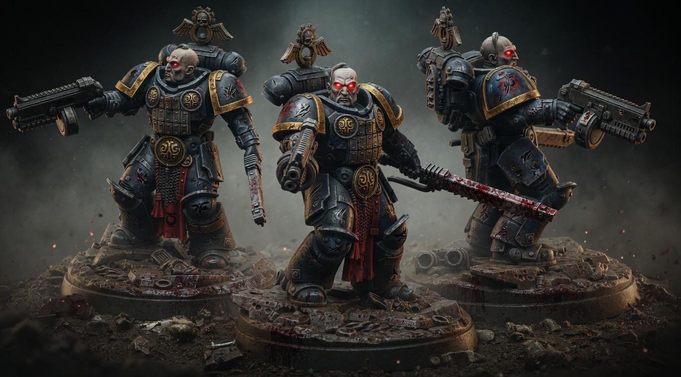 Imperial Nomad Proxy | 14k Resin Miniature | Sci-Fi Space Warrior Champion | Tabletop Wargaming