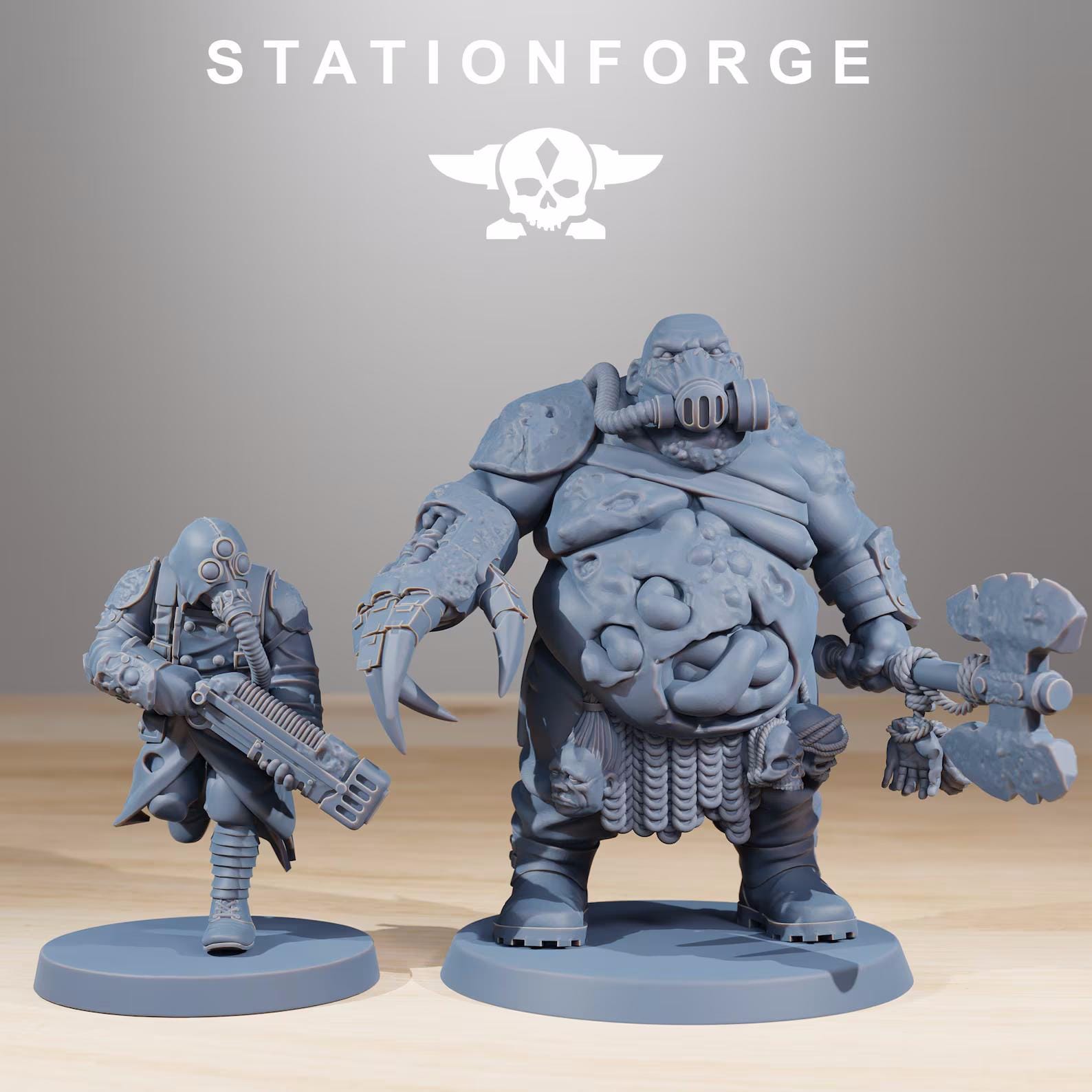 Corrupted Guard Infantry Squad | 14K Resin | 13x Figures | Grimdark Miniatures Proxy