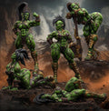 She-Orc Pinups Miniature | 14K Resin Fantasy RPG Figure | Ork Girl Model Set Across the Realms