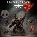 Corrupted Guard King Brute Miniature | 14k Resin Wargaming Model Proxy