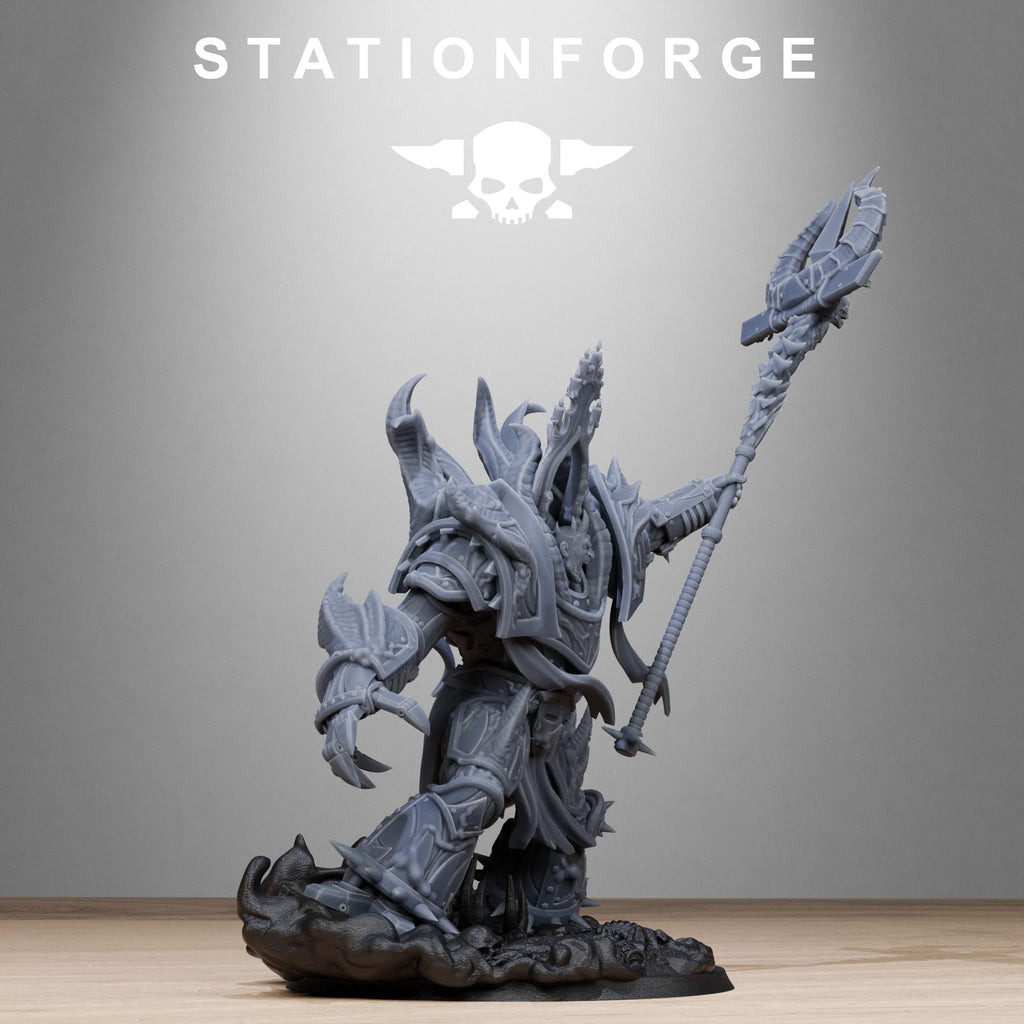 Corrupted Guard King Brute Miniature | 14k Resin Wargaming Model Proxy