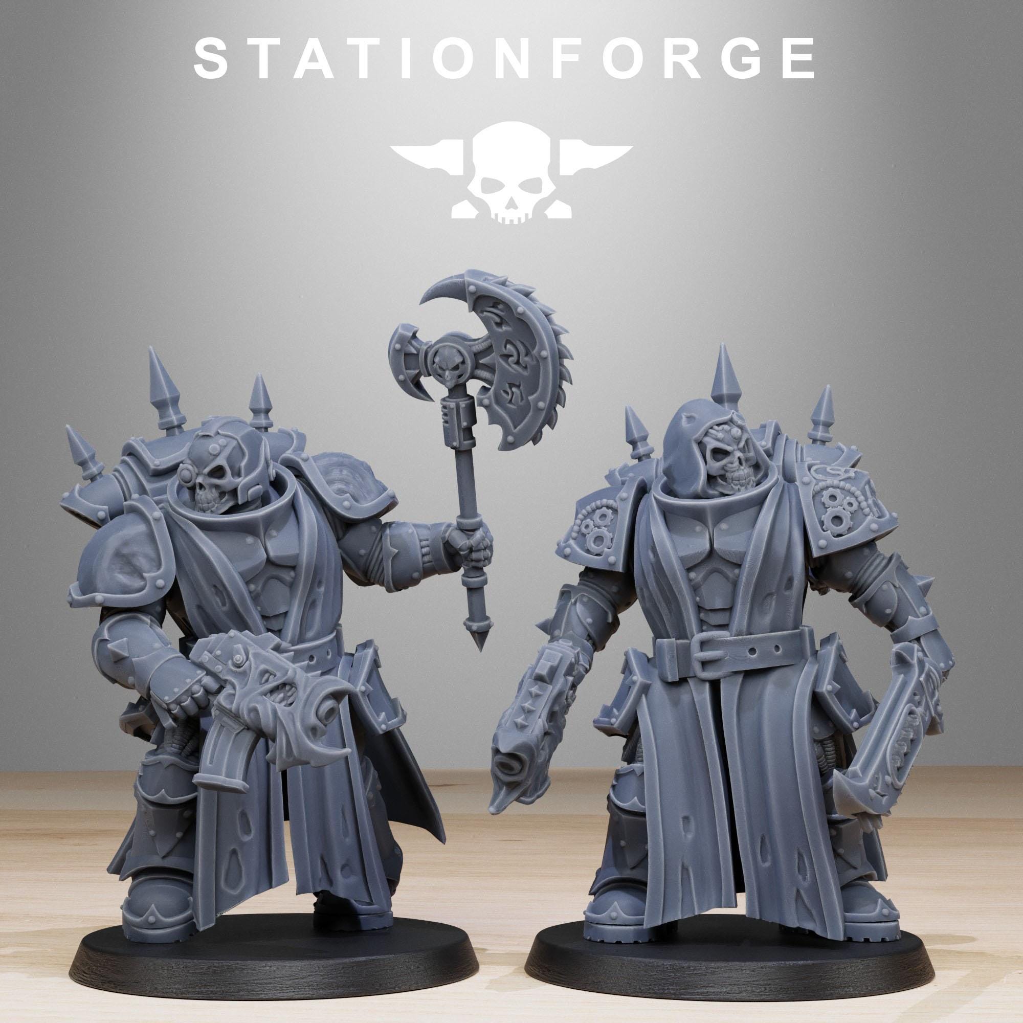 Corrupted Socratis Squad Miniatures | 14K Resin Chaos Space Marines Proxy