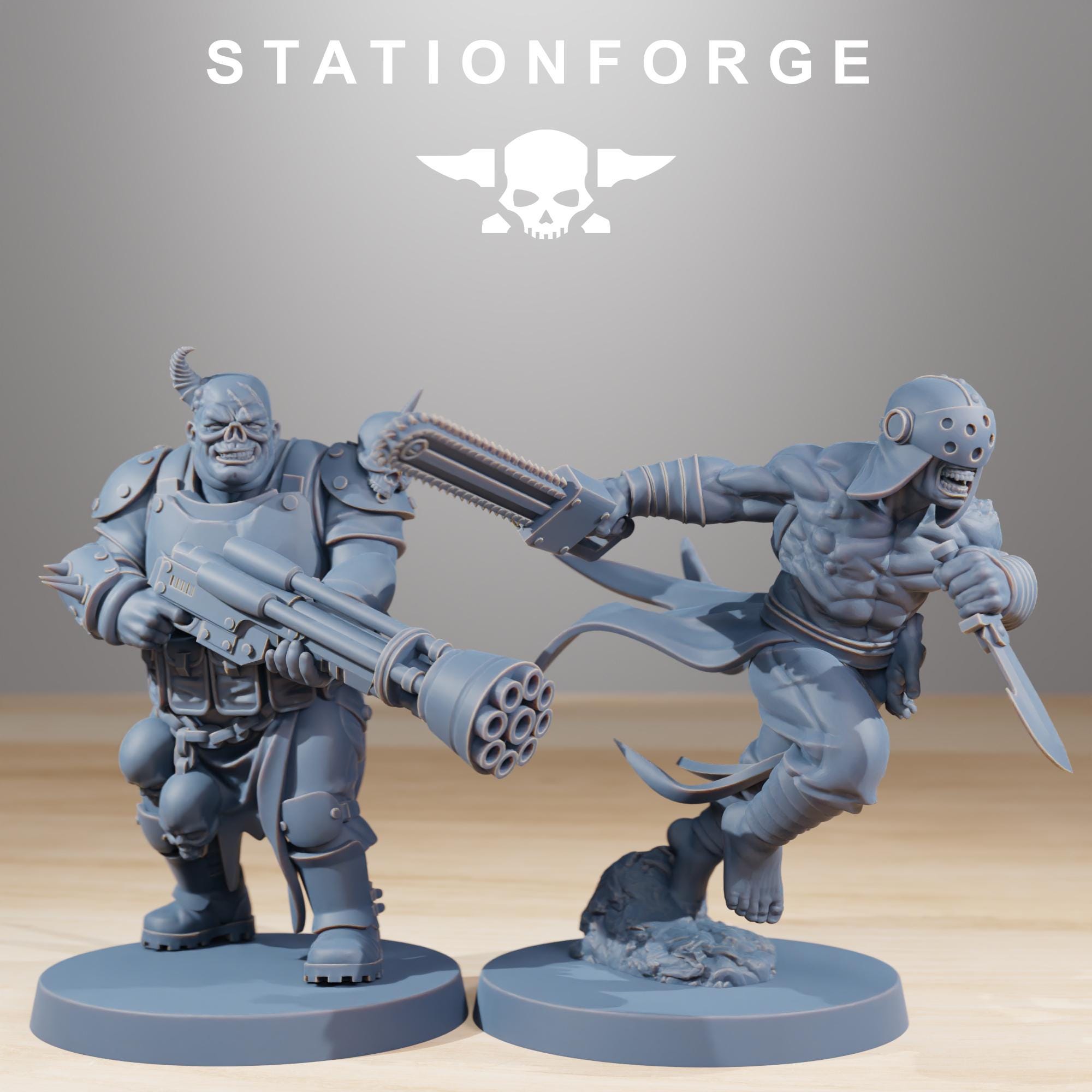 Corrupted Guard Nomads | 14K Resin | Mutant Kill Squad 28/32mm | Traitor Navy Proxy | StationForge