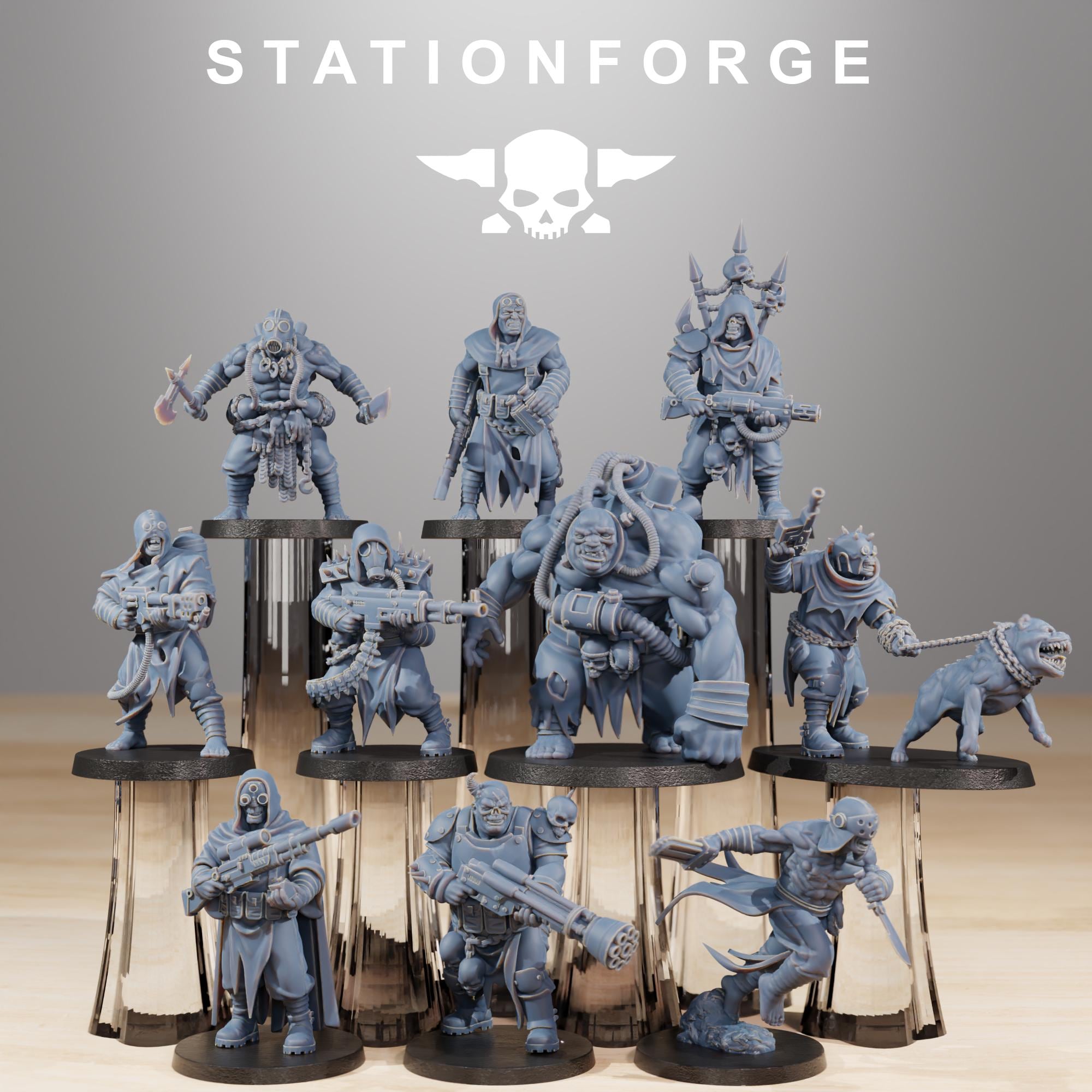 Corrupted Guard Nomads | 14K Resin | Mutant Kill Squad 28/32mm | Traitor Navy Proxy | StationForge