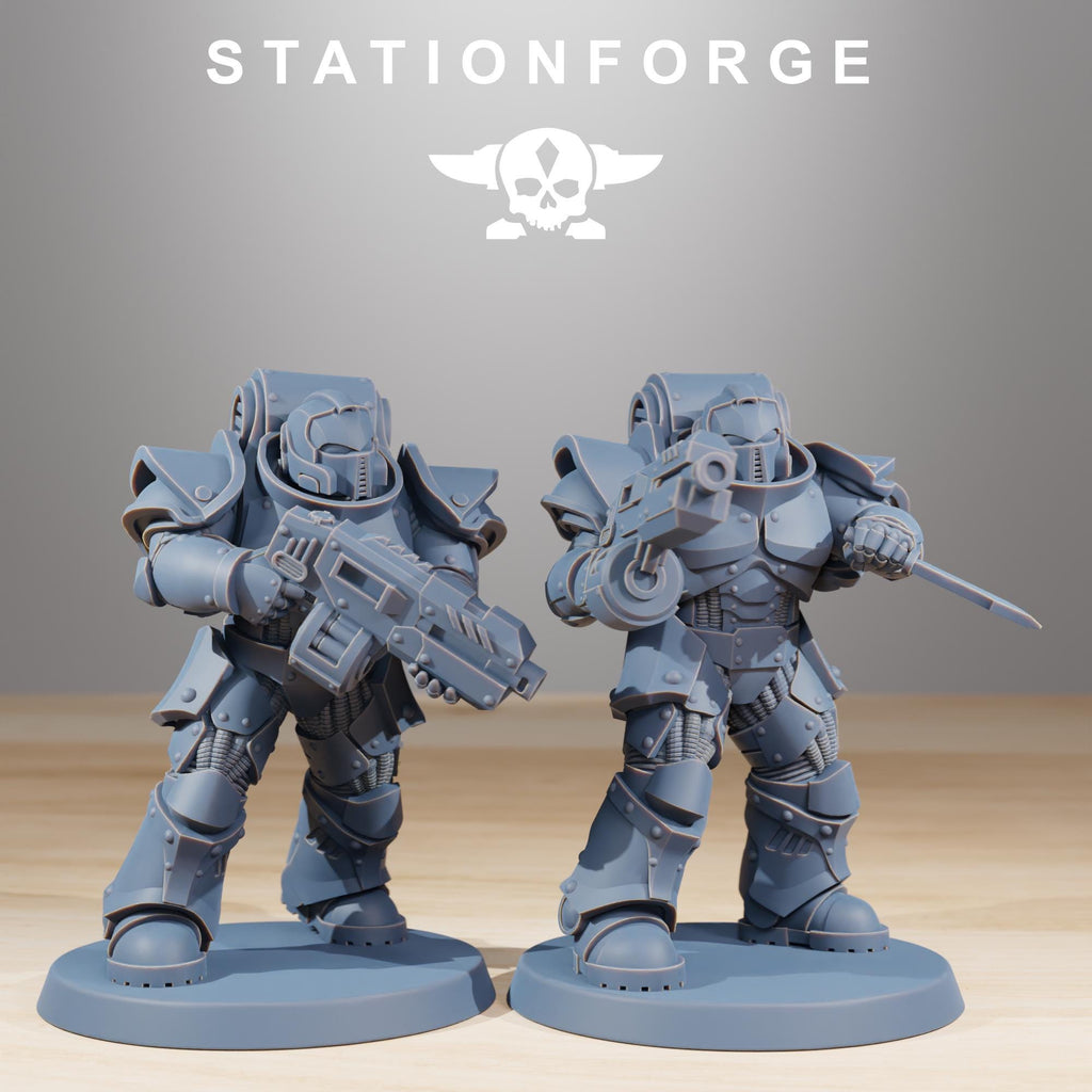 Socratis Legion Infantry 14K Resin | Sci-Fi Monks | 10x 28-32mm Scale