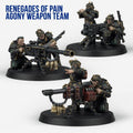 Chaos Renegades Agony Weapon Teams | 3 Models | Traitor Heavy Artillery | Cultist Proxy | 14k Resin Grimdark Tabletop Wargaming