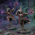 Chaos Renegades Warped Psions | 14K Resin Miniatures Proxy | Grimdark Tabletop Wargaming