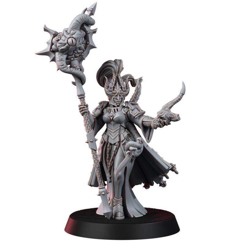 Chaos Renegades Witch Coven Miniatures | 14k Resin, Rogue Psyker Proxy, Grimdark Tabletop