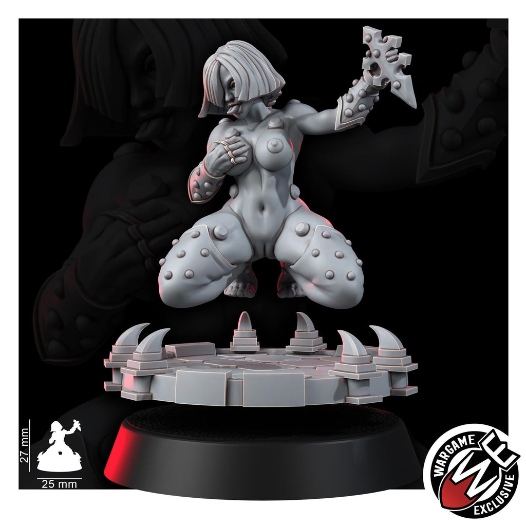 Sisters In Heresy Start Of The Curse | 14k Resin Miniature | NSFW Chaos Sister Proxy | Mature Grimdark Tabletop