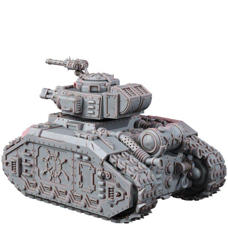 Chaos Renegades Degrader Battle Tank | 14k Resin Miniature Proxy | Grimdark Tabletop Vehicle