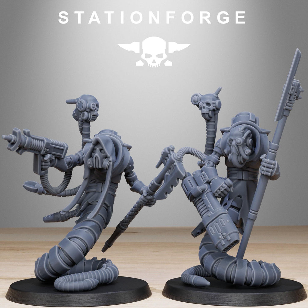 Scavenger Serpents 14K Resin | Tech Rat Cyborgs | Skitarii Proxy  | StationForge Scavenger Army