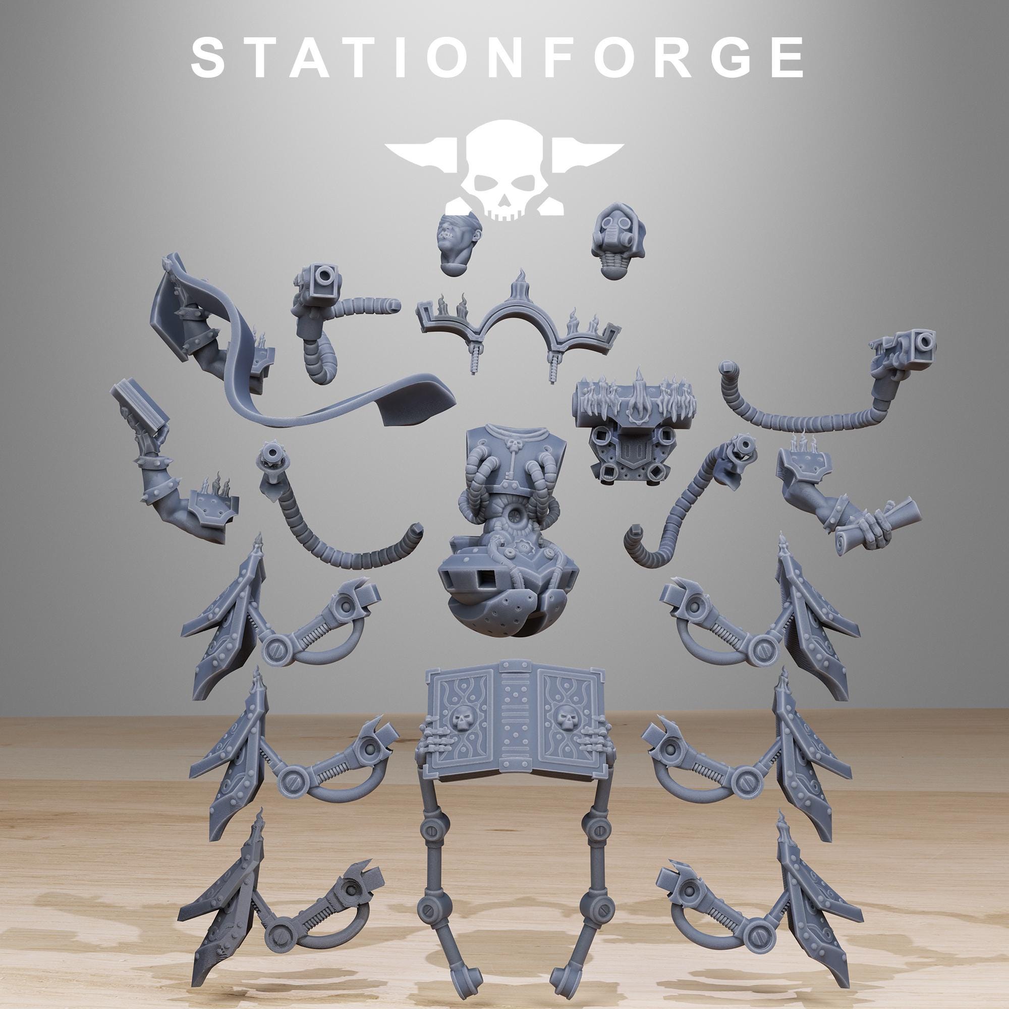 Scavenger Librarian 14K Resin | Tech Priest Proxy  | StationForge Scavenger Army