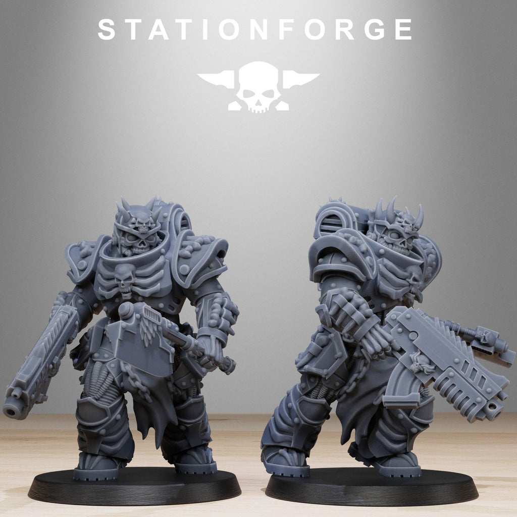 Socratis Dragon Knights - StationForge - 28mm/32mm 14K Resin Miniatures - Sci-Fi Grimdark & Proxy Wargame
