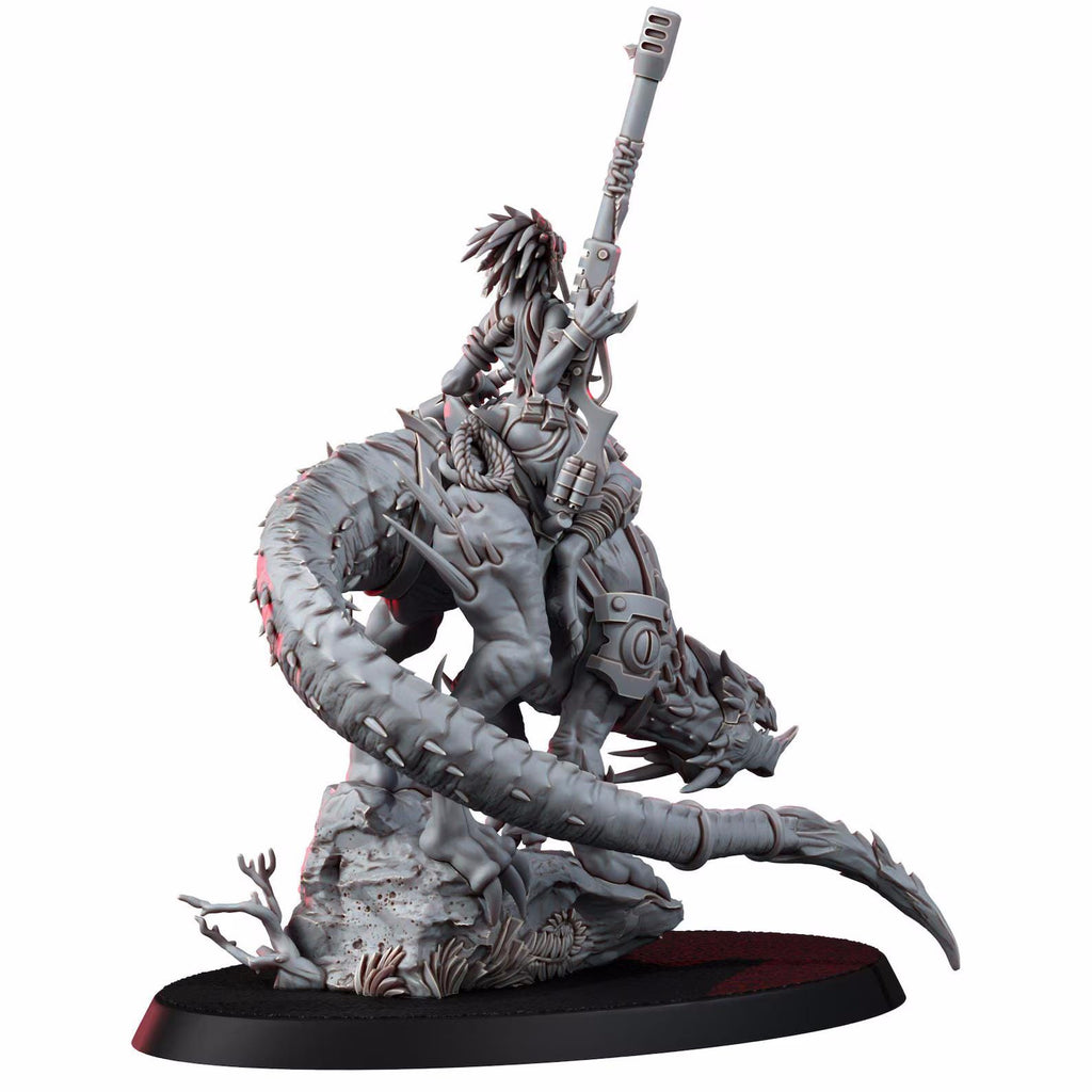 Greater Good Krooll Wild Rider - 14K Resin Miniature - Alien Auxiliary Proxy - Sci-Fi Tabletop Wargame