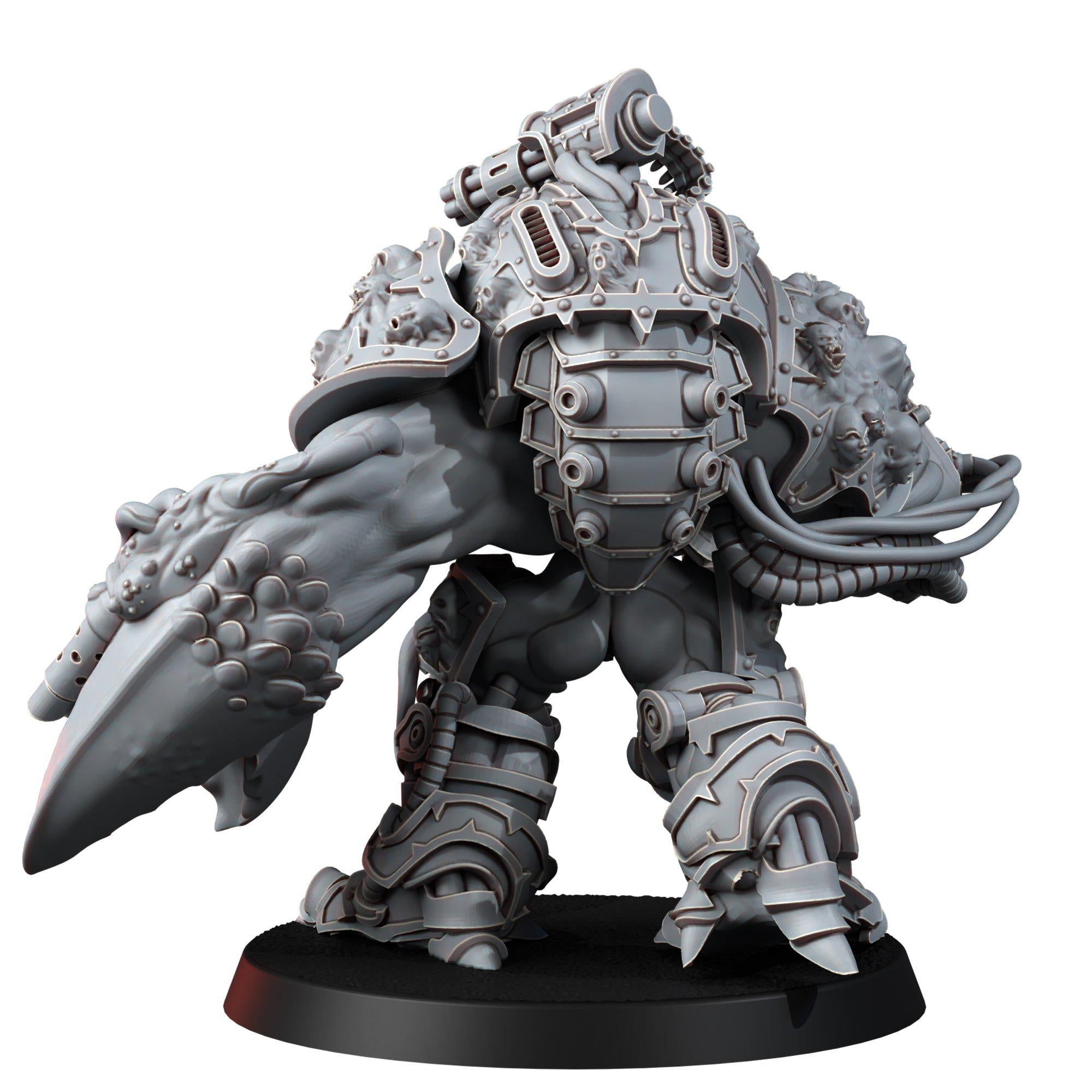 Blissforged Eradicator | 14k Resin Miniature | Legion of Excess Chaos Proxy | 28/32mm Tabletop Wargaming
