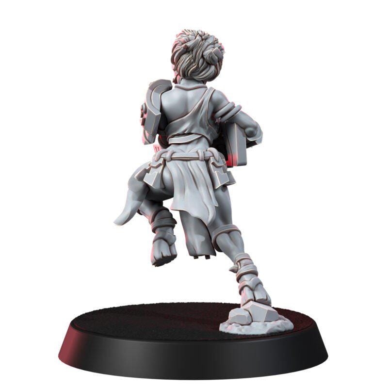 Greater Good Strike Charger | 14k Resin Miniature | Sci-Fi Tech Soldier Proxy | Tabletop Wargaming