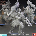 Beasthunter Boss Miniature | 14k Resin  | D&D Fantasy RPG Figure | Ork Leader Proxy | Tabletop Gaming Across the Realms