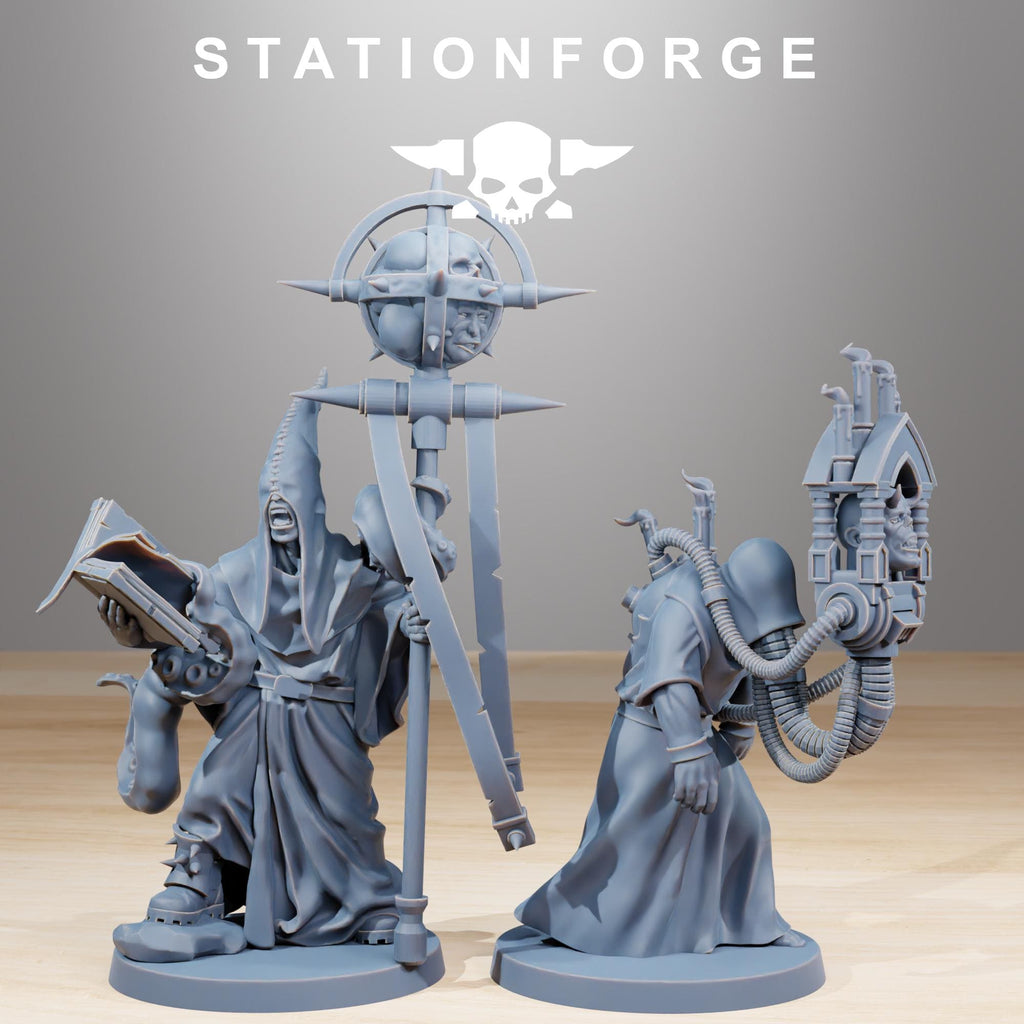 Corrupted Guard Fanatics Miniature Squad | 14k Resin Wargaming Proxy