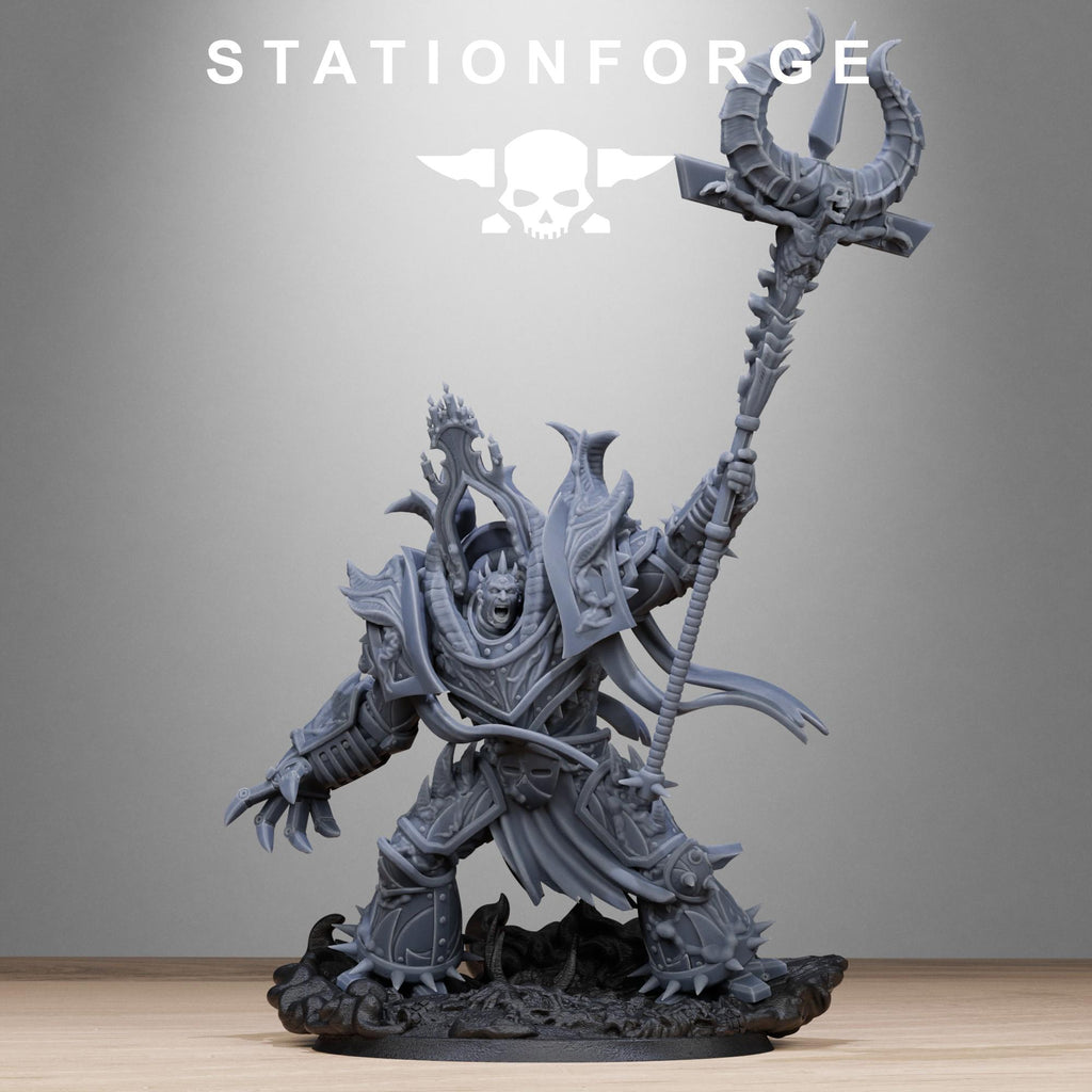 Corrupted Guard King Brute Miniature | 14k Resin Wargaming Model Proxy