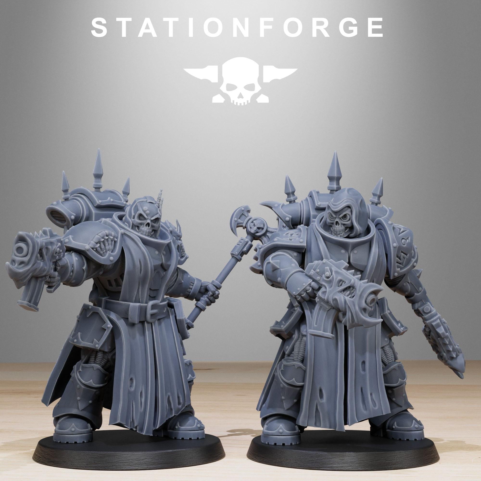 Corrupted Socratis Squad Miniatures | 14K Resin Chaos Space Marines Proxy