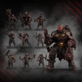 Mad Hyenas Squad | 14k Resin Miniature | Chaos Hounds Proxy | Mutant Beasts | Grimdark Tabletop Wargaming