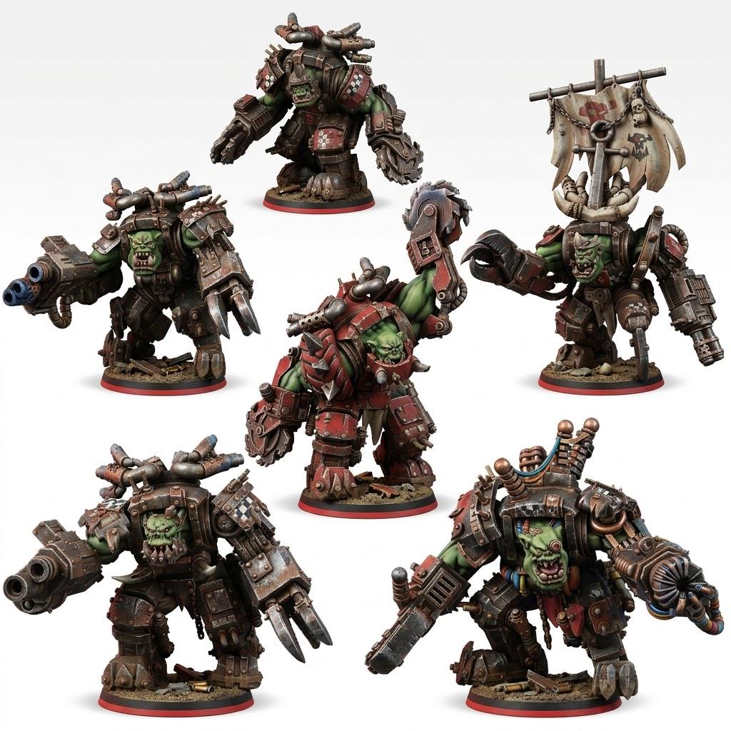 Mega Armoured Bulorkz | 14K Resin Miniatures | Space Orcs Wargaming Proxy