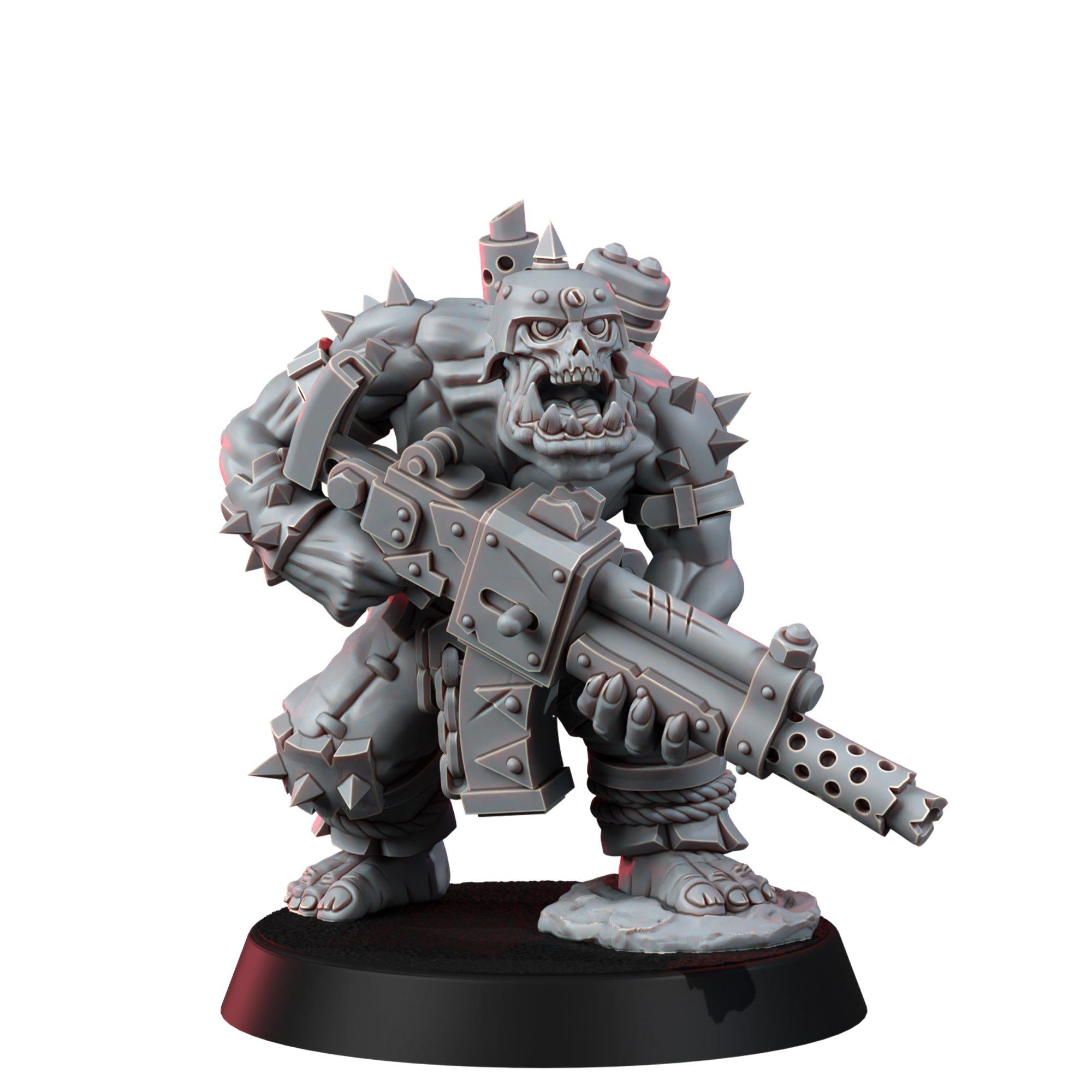 Ork Mad Riders Yoofs With Shootahs Squad T2 14k resin | Unpainted Miniature Wargaming Proxy