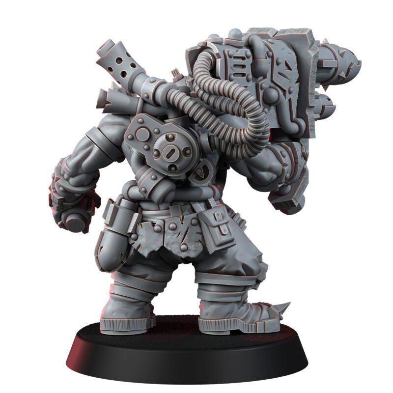 Ork Can Krakkas Squad T2 16k Resin | Unpainted Miniature Wargaming Proxy | Tabletop Anti Tank