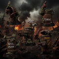 Ork Barrel Boys 16K Resin | Unpainted Miniature Wargaming Proxy