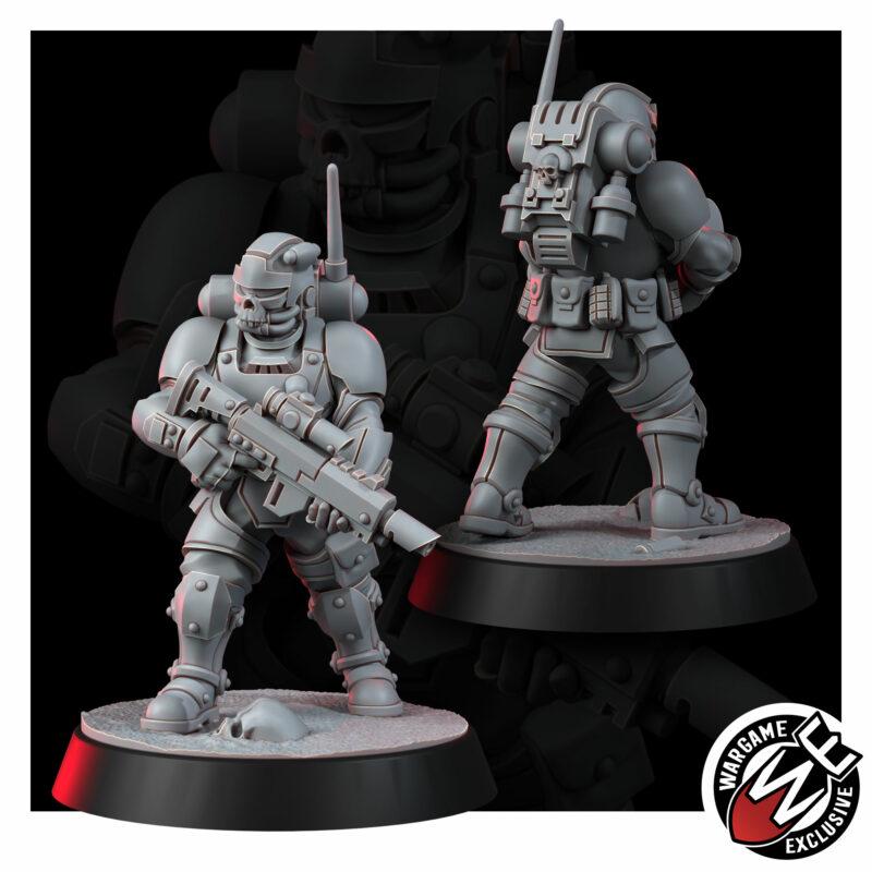 Imperial Urban Storm Squad 16K Resin | Unpainted Miniature Wargaming Proxy