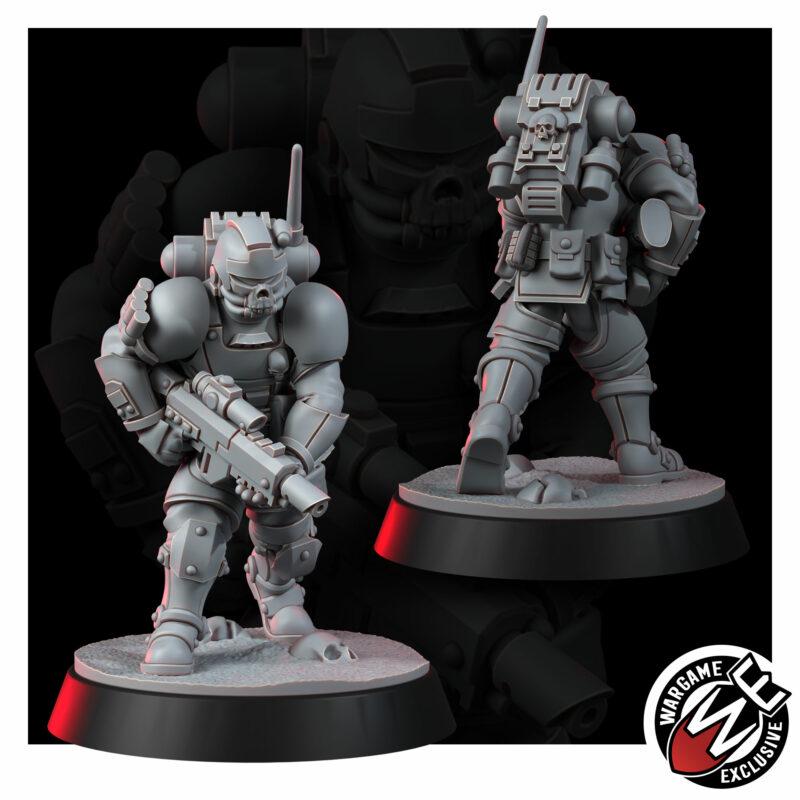 Imperial Urban Storm Squad 16K Resin | Unpainted Miniature Wargaming Proxy
