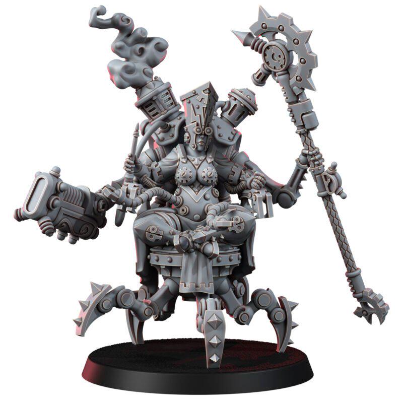 Mechanic Adept Great Domina 16K Resin | Unpainted Miniature Wargaming Proxy