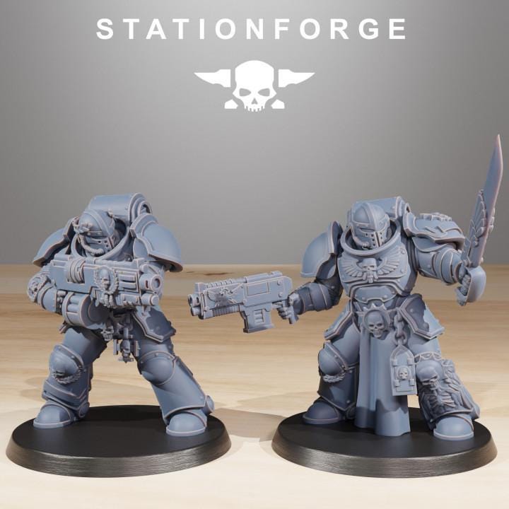 Socratis Elites 16K Resin  - StationForge - 28/32mm Miniatures - Sci-Fi Grimdark & Proxy Wargame