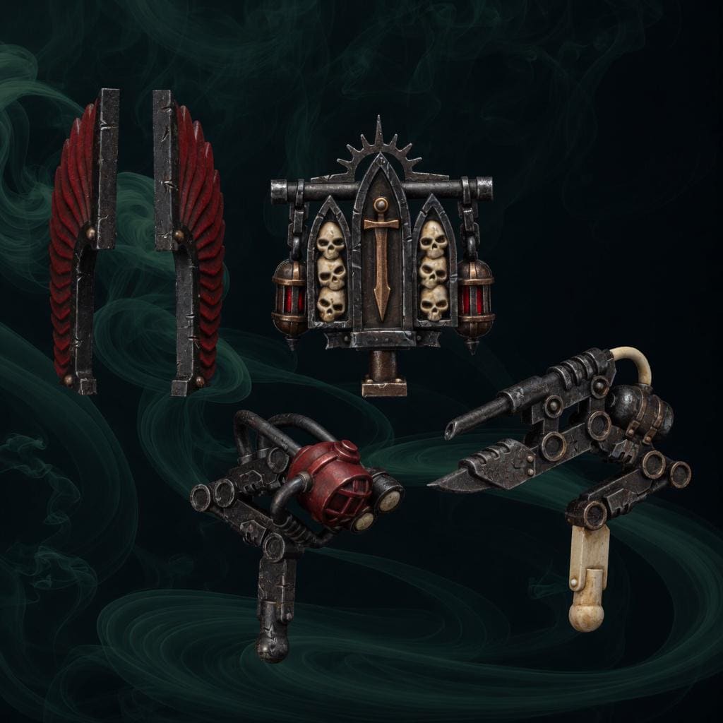 Eternal Pilgrims Terminator Conversion Kit - 16K Resin Bits Pack |  GreyTide Studio Wargame