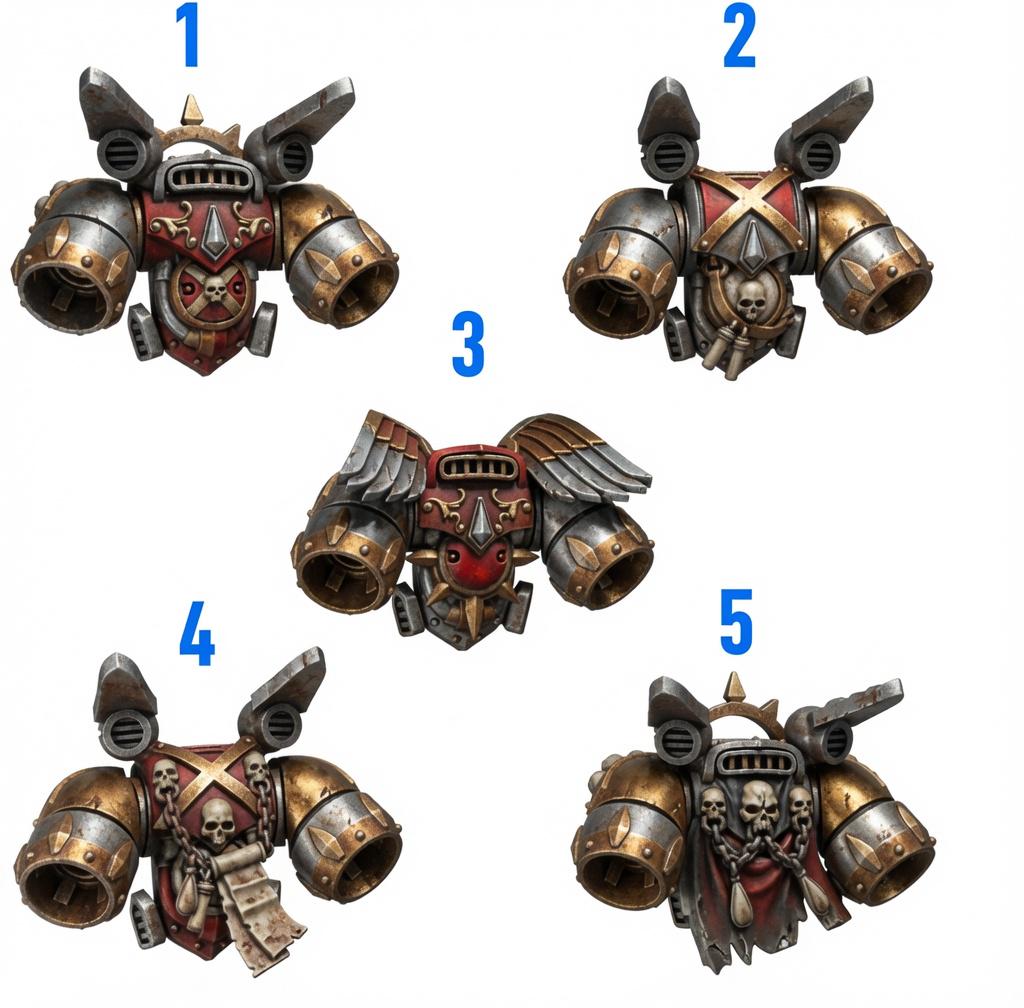 Crimson Lords Jetpacks 14K Resin  Winged Jump Packs | 3D Printed Bits