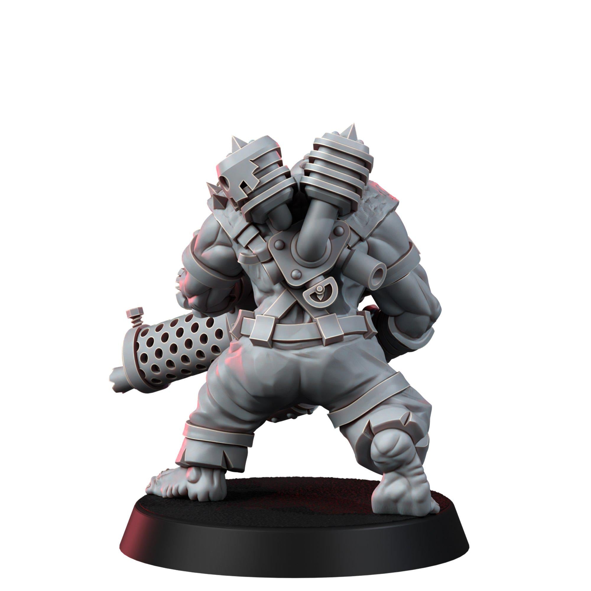 Ork Mad Riders Yoofs With Shootahs Squad T2 14k resin | Unpainted Miniature Wargaming Proxy
